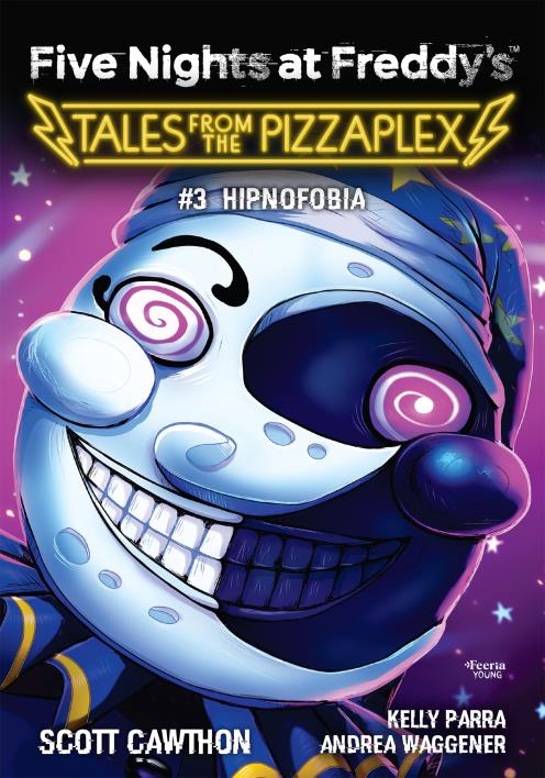 Okładka książki Five Nights at Freddy's: Tales from the Pizzaplex. Hipnofobia Tom 3