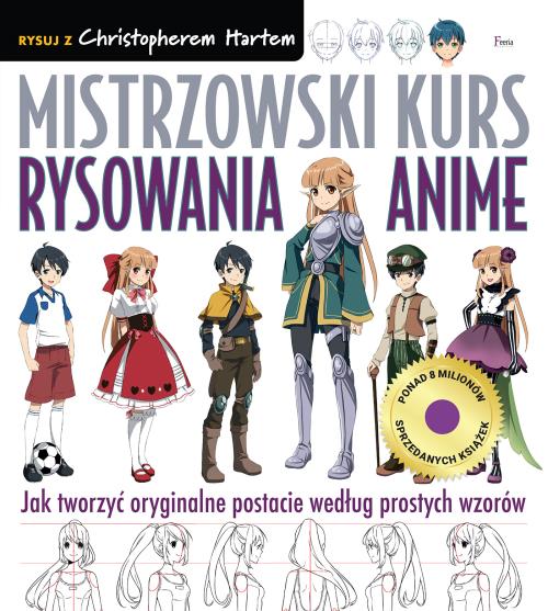 Okładka książki Mistrzowski kurs rysowania anime